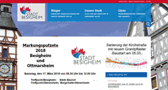 Desktop Screenshot of besigheim.de